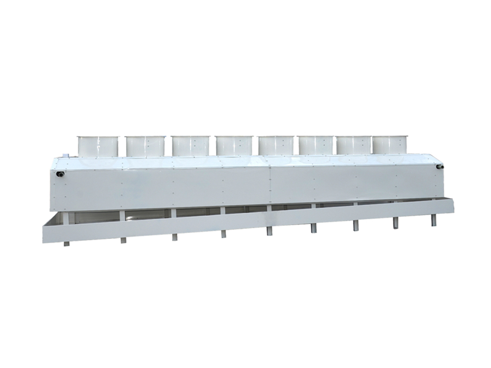 DJ1200 water-defrosting floor-standing top-discharge air cooler