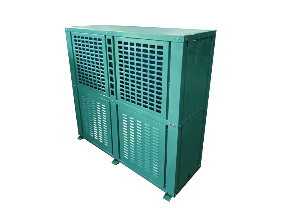 Multi-grid V-box kondensor med ökad värmeavledning
